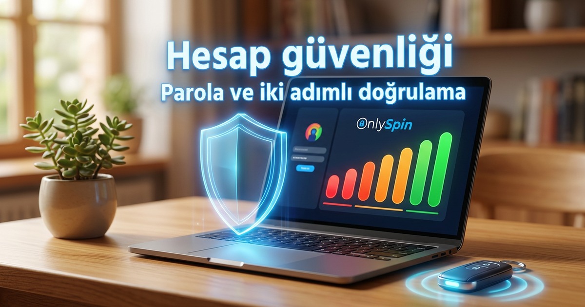 OnlySpin Hesap Güvenliği – Parola ve İki Adımlı Doğrulama