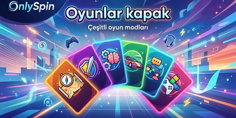 OnlySpin Oyunları – Çeşitli Oyun Modları Kapak Görseli