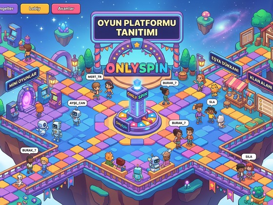 OnlySpin Oyun Platformu Tanıtım Görseli