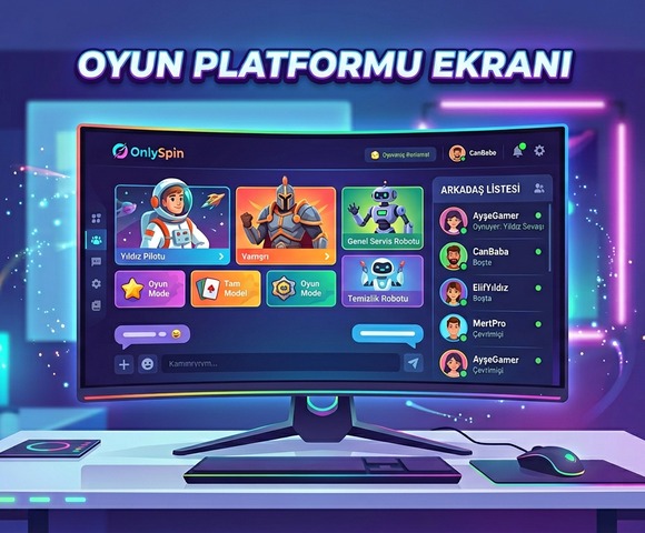 OnlySpin Oyun Platformu Ekran Görüntüsü