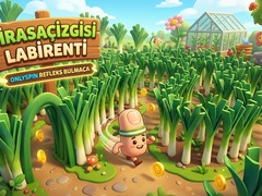Pırasaçizgisi Labirenti - OnlySpin Refleks Bulmaca